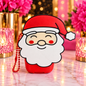 Santa PocketBac Hand Sanitizer Holder | 3D Printed Christmas Keychain