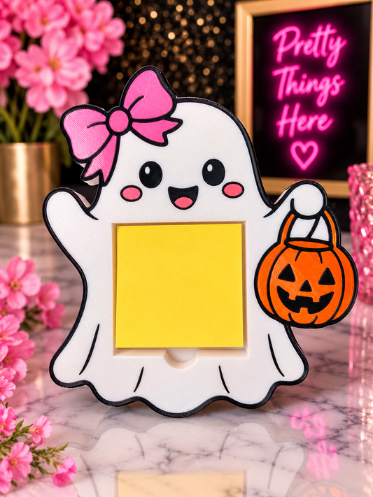 3D Printed Ghost Sticky Note Holder