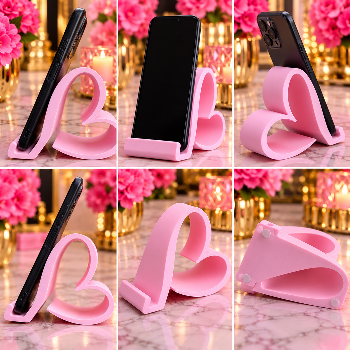 3D Printed Heart Phone Stand
